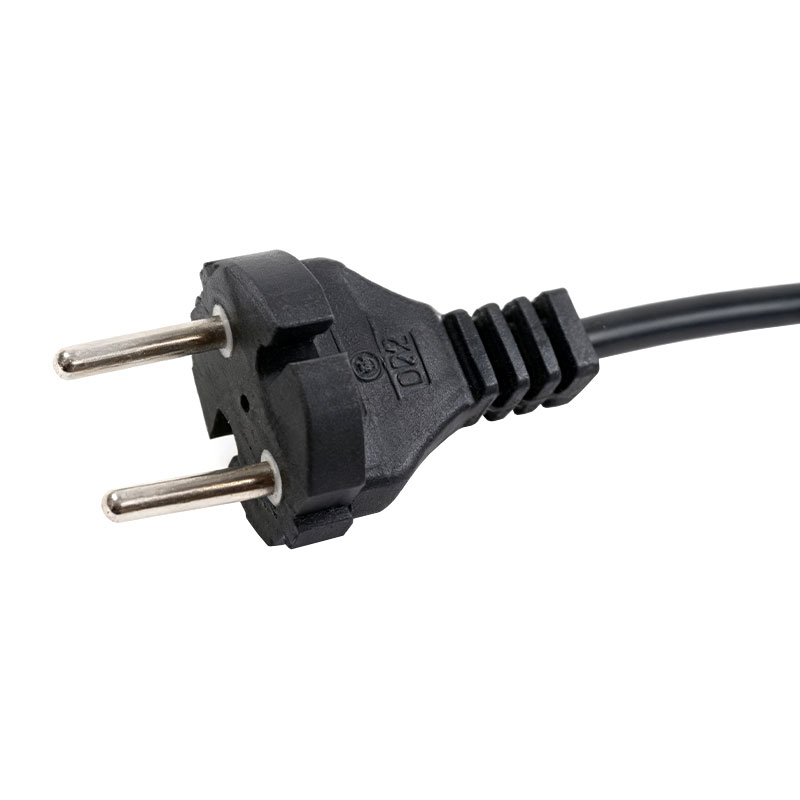 European Standard 2 Pin Power Plug Power cords