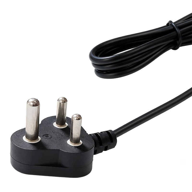 South Africa Standard 16A 250V 3 Pin Plug Electrical Power Cords