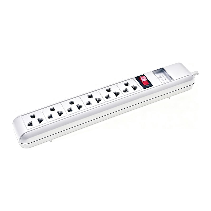 US Standard Power Strip With Multiple Outlets And Rocker Switch