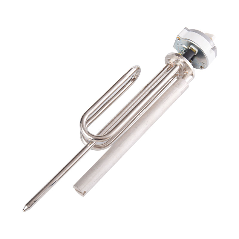 FP-559 Nickel Plated Copper Tube Water Heating Element with Adjustable Thermostat